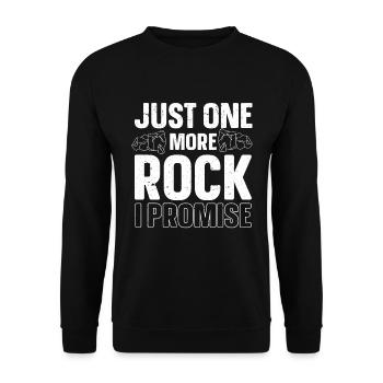 Geologist Stones Stone Collector - Unisex Sweatshirt - black - Front - Alina (178cm) & Michal (187cm)
