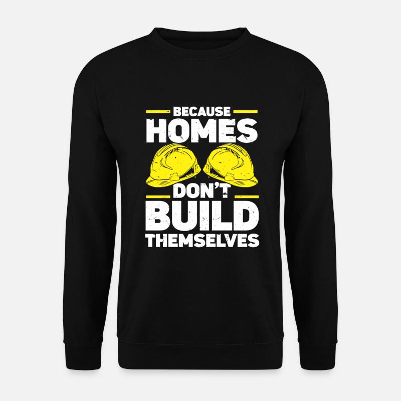 Bauprojektmanager - Unisex Pullover - Schwarz