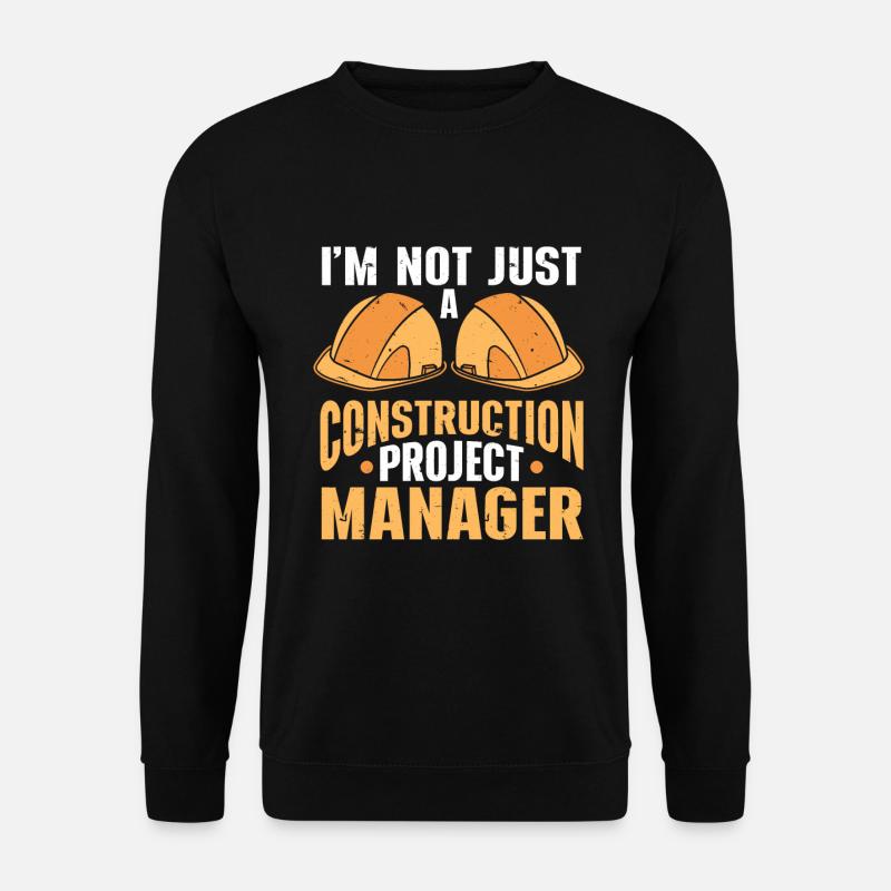 Construction Project Manager - Unisex Sweatshirt - black