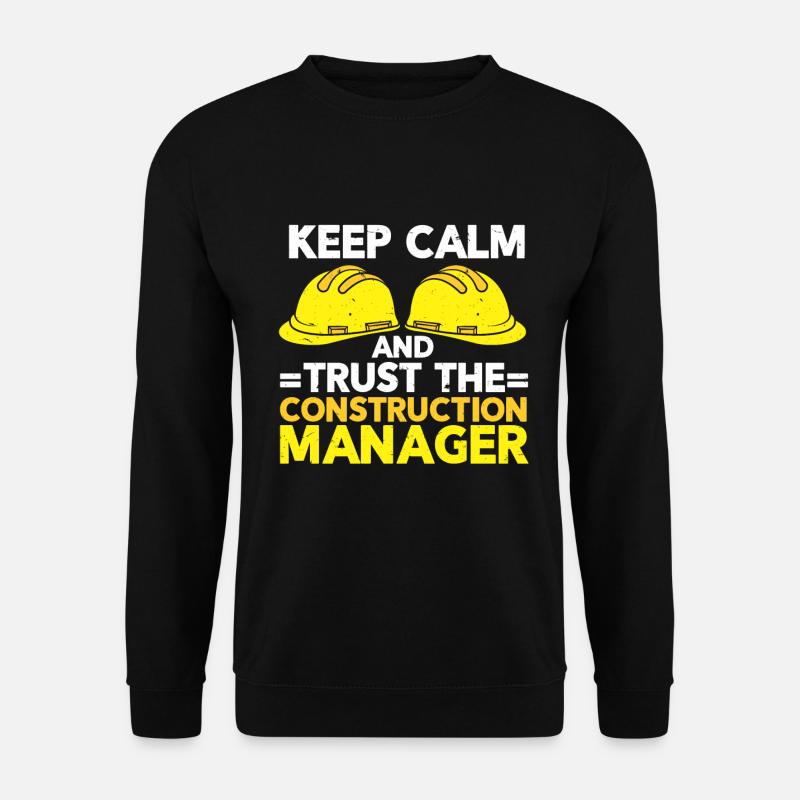 Construction Project Manager - Unisex Sweatshirt - black