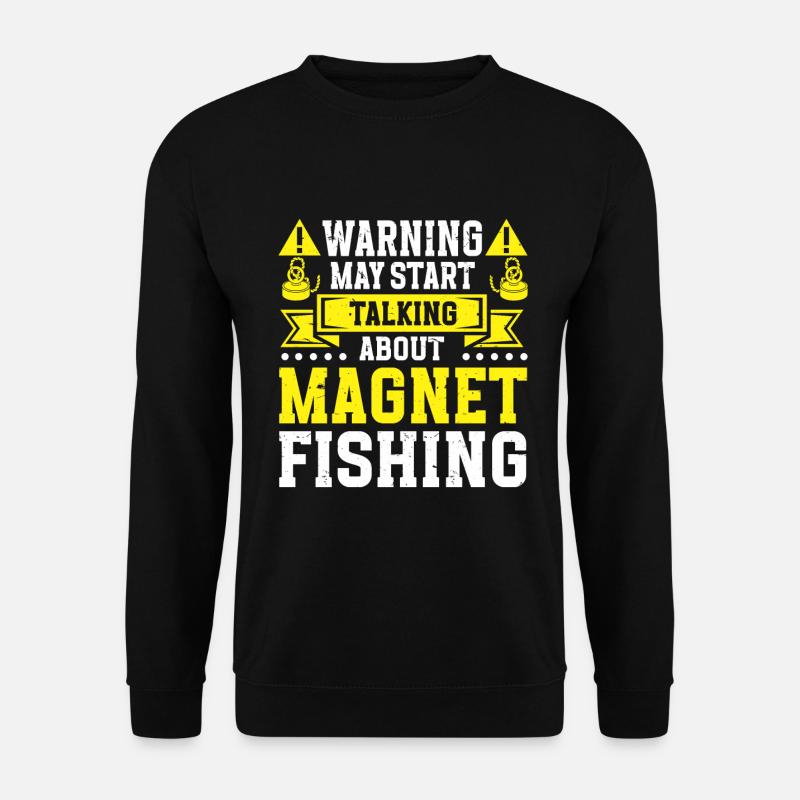 Magnetfischen - Unisex Pullover - Schwarz