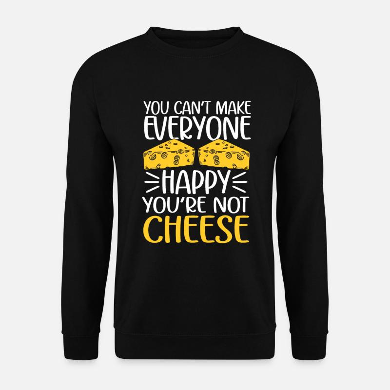 Käseliebhaber Käse - Unisex Pullover - Schwarz