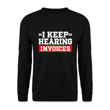 Comptable Impôts Cpa - Sweat-shirt Unisexe - noir - Devant - Alina (178cm) & Michal (187cm)