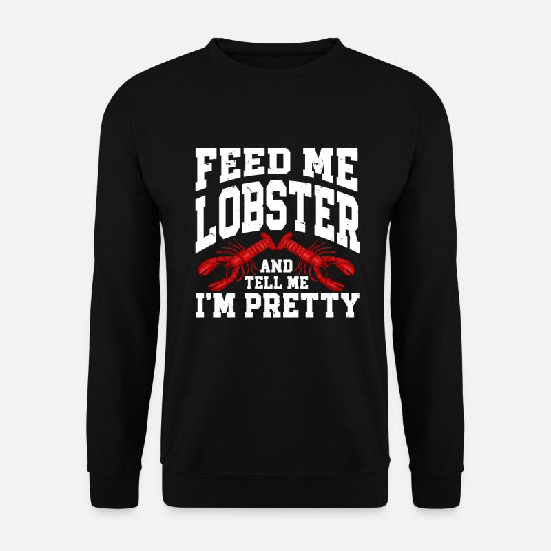 Meeresfrüchte - Unisex Pullover - Schwarz