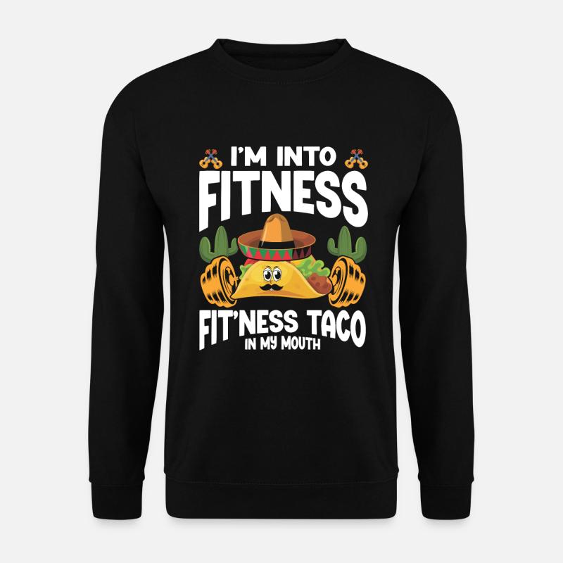 Funny Taco - Unisex Sweatshirt - black