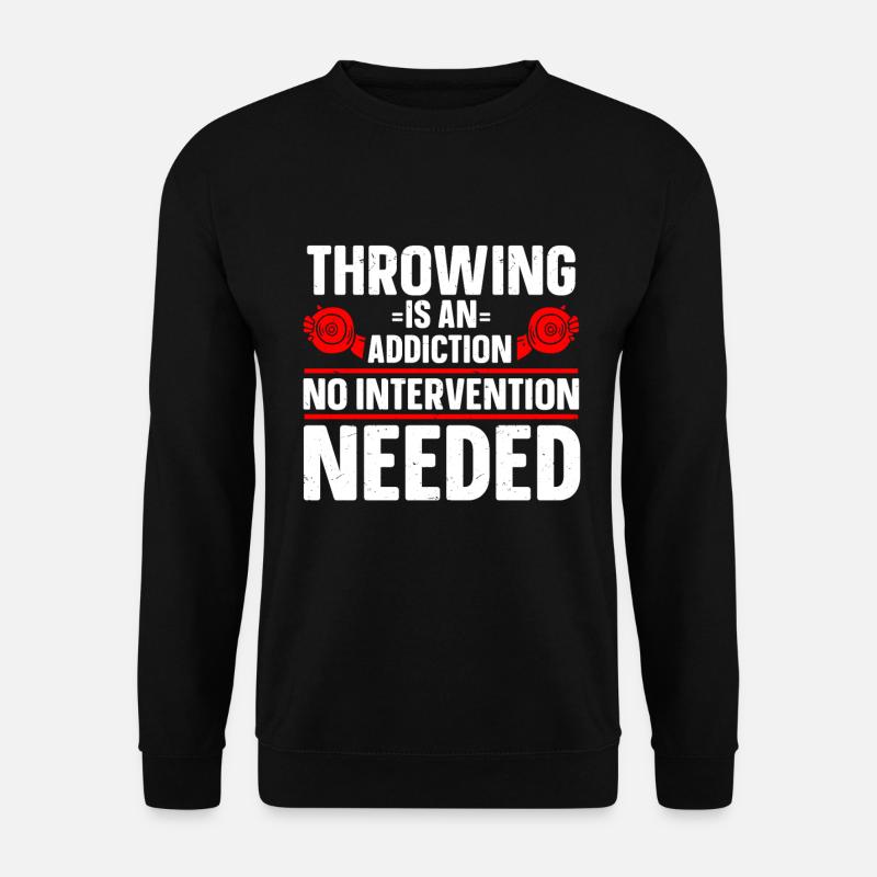 Discus thrower Athletics Discus throw - Unisex Sweatshirt - black