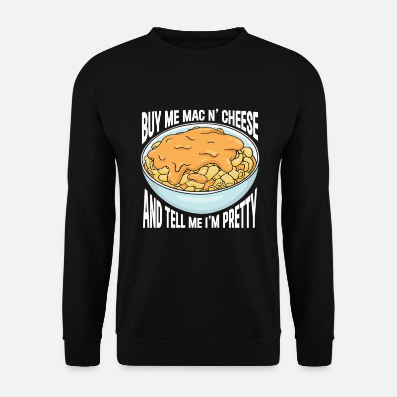 Mac And Cheese Makkaroni - Unisex Pullover - Schwarz
