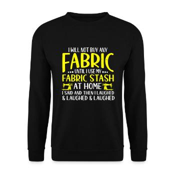 Quilting - Unisex Sweatshirt - black - Front - Alina (178cm) & Michal (187cm)