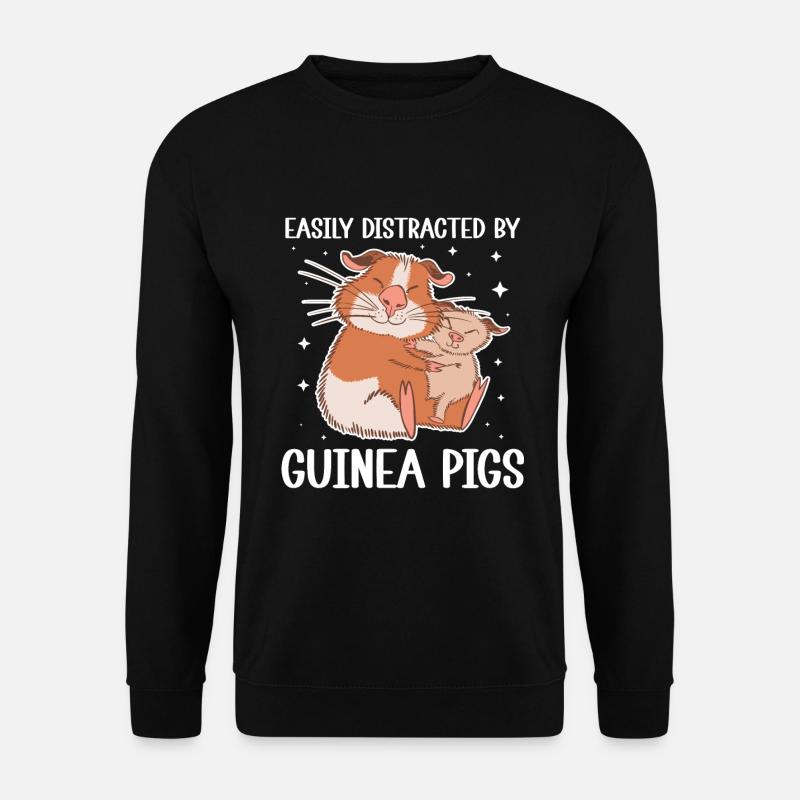 Cochon d’Inde - Sweat-shirt Unisexe - noir