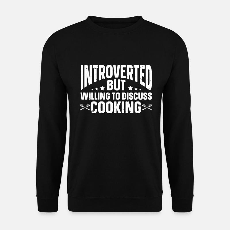 Lustige Introvertierte Geschenke - Unisex Pullover - Schwarz