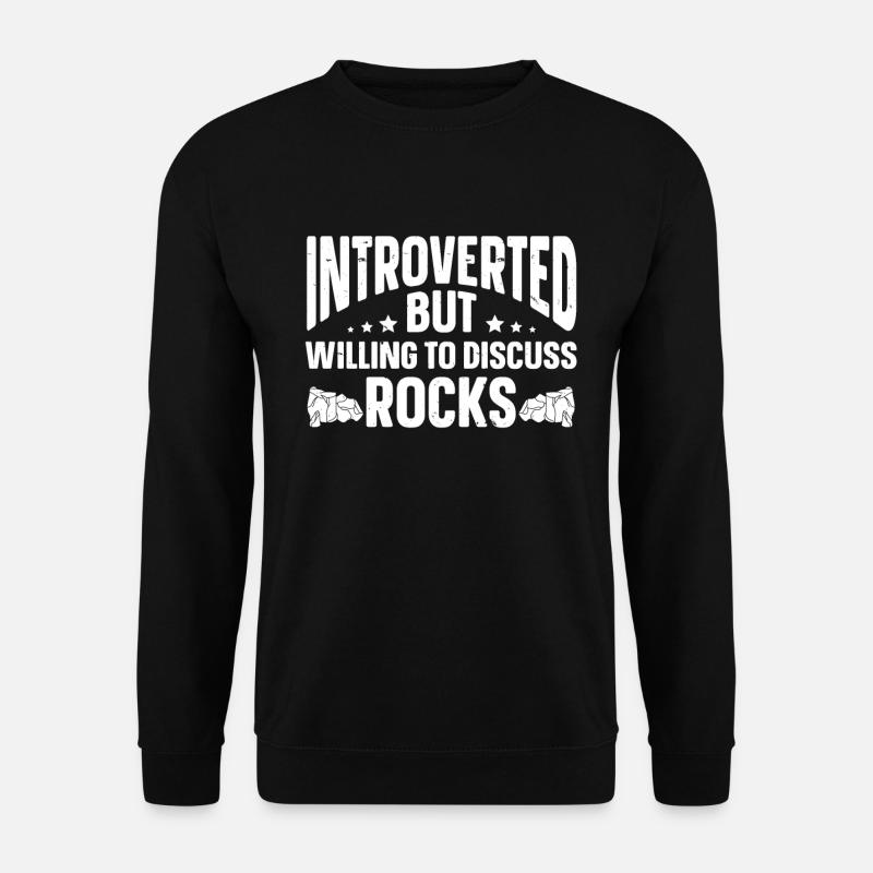 Lustige Introvertierte Geschenke - Unisex Pullover - Schwarz