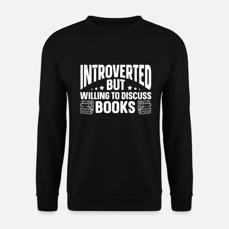 Lustige Introvertierte Geschenke - Unisex Pullover - Schwarz