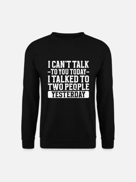Fun Introvert Gifts - Unisex Sweatshirt - black