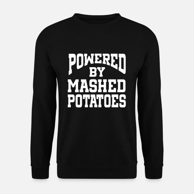 Powered By Mashed Potatoes - Unisex Pullover - Schwarz