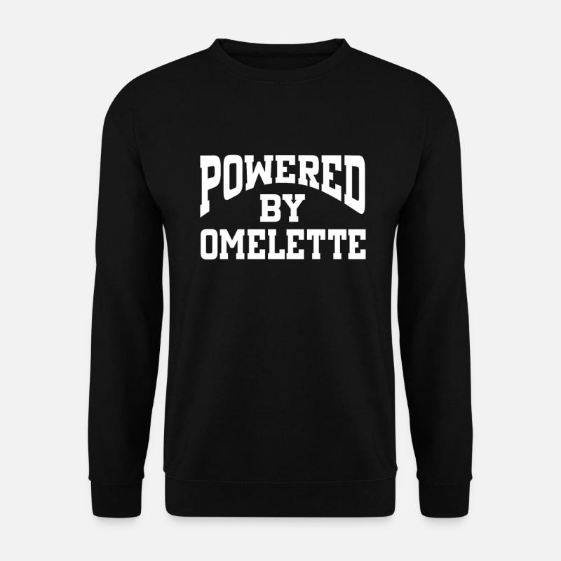 Powered By Omelette - Unisex Sweatshirt - black