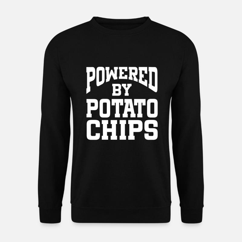 Propulsé par des croustilles - Sweat-shirt Unisexe - noir
