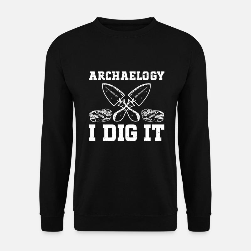 Archaeologist Archaeology - Unisex Pullover - Schwarz