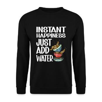 Ramen Lover Soupe de nouilles japonaise Ramen - Sweat-shirt Unisexe - noir - Devant - Alina (178cm) & Michal (187cm)