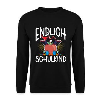 School 1. Grade - Unisex Pullover - Schwarz - Vorne - Alina (178cm) & Michal (187cm)