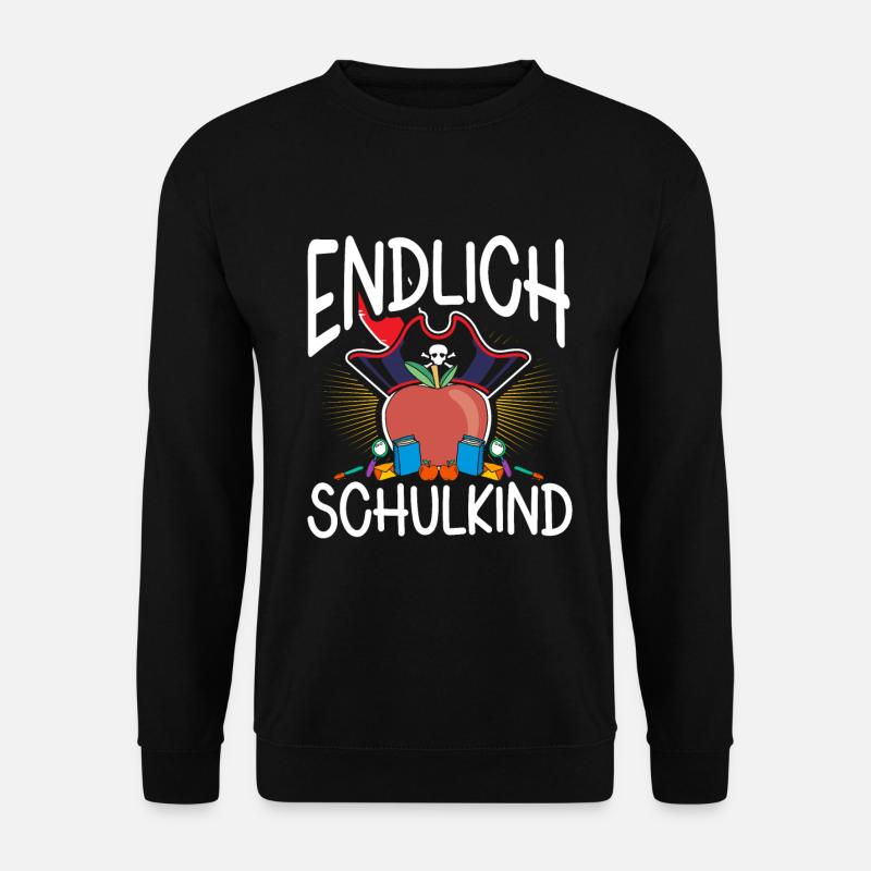 School 1. Grade - Unisex Pullover - Schwarz