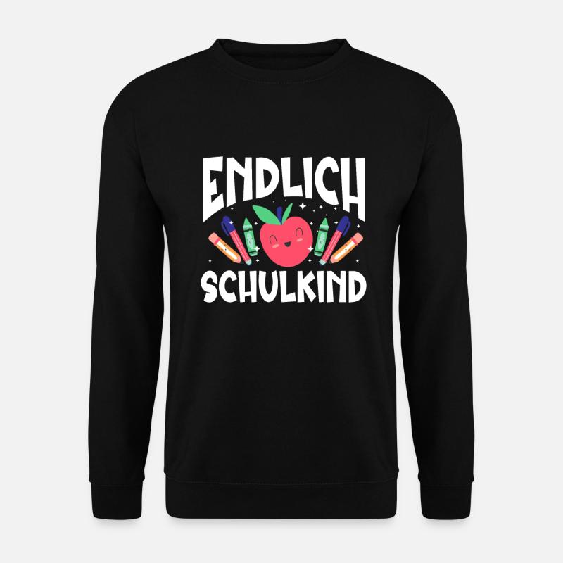 School 1st Grade - Unisex Sweatshirt - black