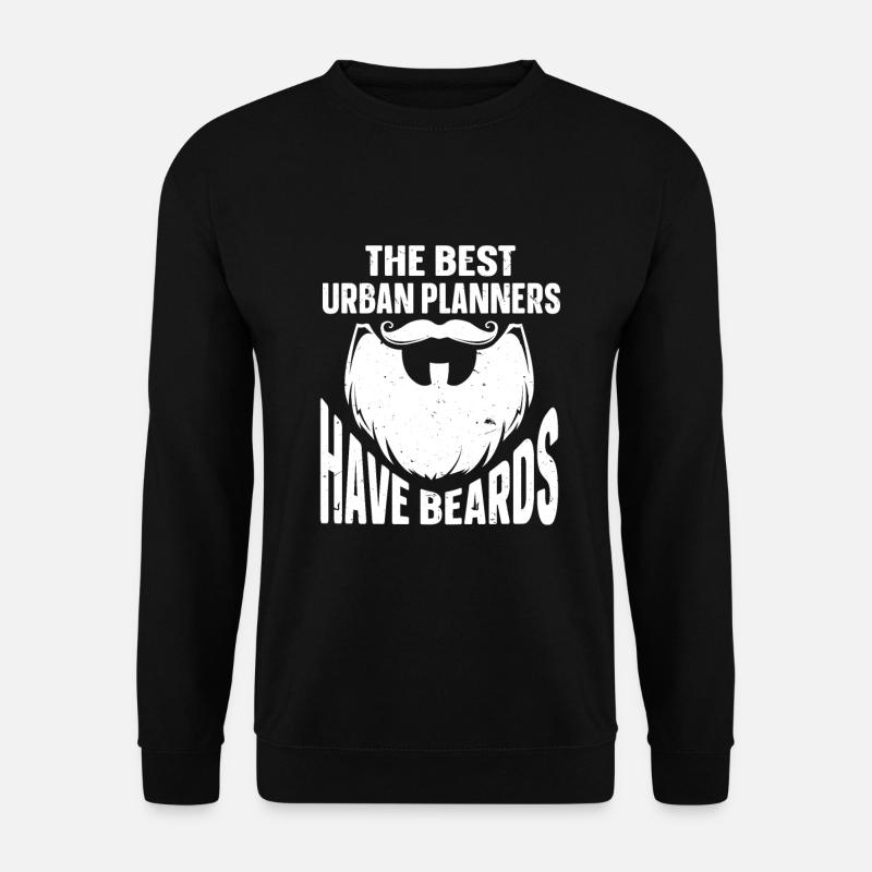 Beard Quote Bearded Men - Unisex Sweatshirt - black