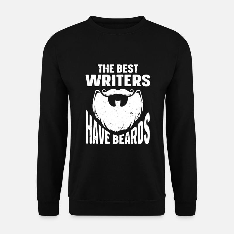 Beard Quote Bearded Men - Unisex Pullover - Schwarz