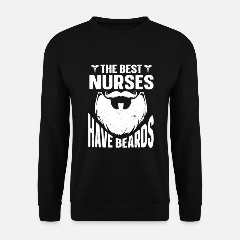 Beard Quote Bearded Men - Unisex Sweatshirt - black