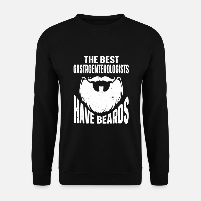 Beard Quote Bearded Men - Unisex Sweatshirt - black