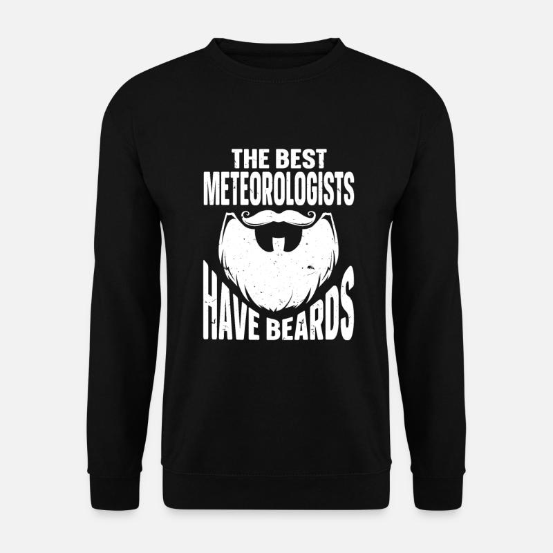 Beard Quote Bearded Men - Unisex Sweatshirt - black