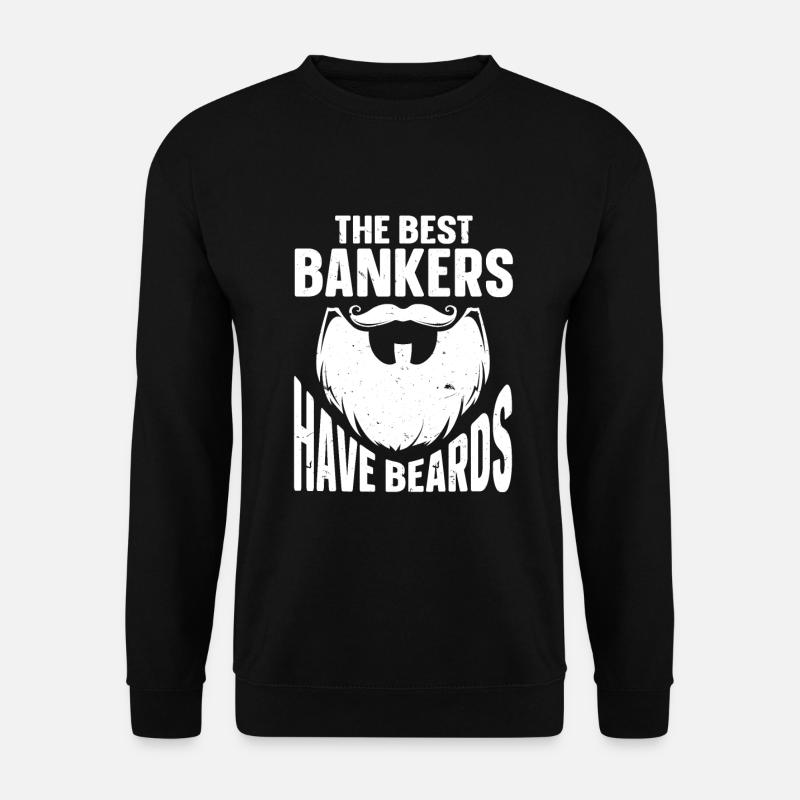 Beard Quote Bearded Men - Unisex Pullover - Schwarz