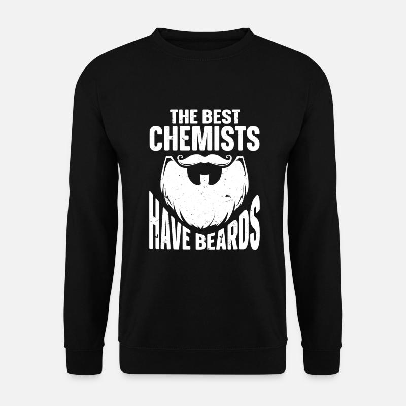 Beard Quote Bearded Men - Unisex Pullover - Schwarz