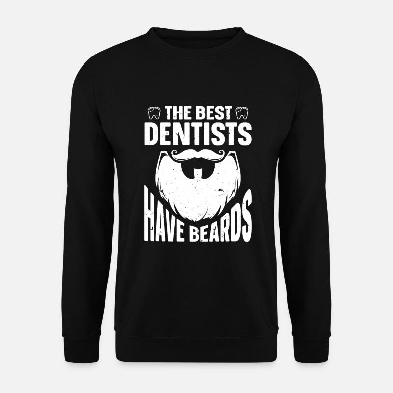 Beard Quote Bearded Men - Unisex Sweatshirt - black