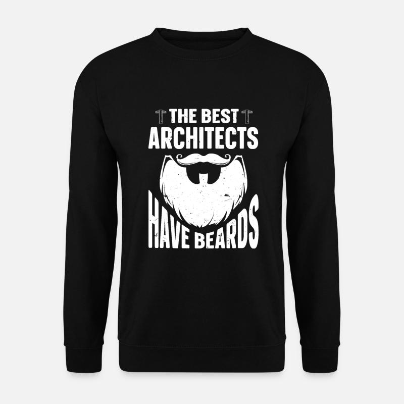 Beard Quote Bearded Men - Unisex Sweatshirt - black