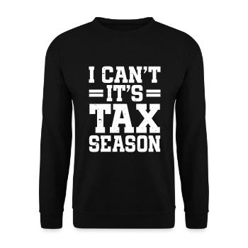 Tax Day CPA Accountant - Unisex Sweatshirt - black - Front - Alina (178cm) & Michal (187cm)
