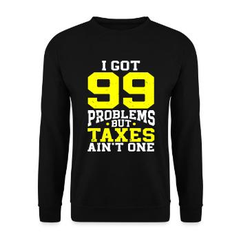 Tax Day CPA Accountant - Unisex Sweatshirt - black - Front - Alina (178cm) & Michal (187cm)