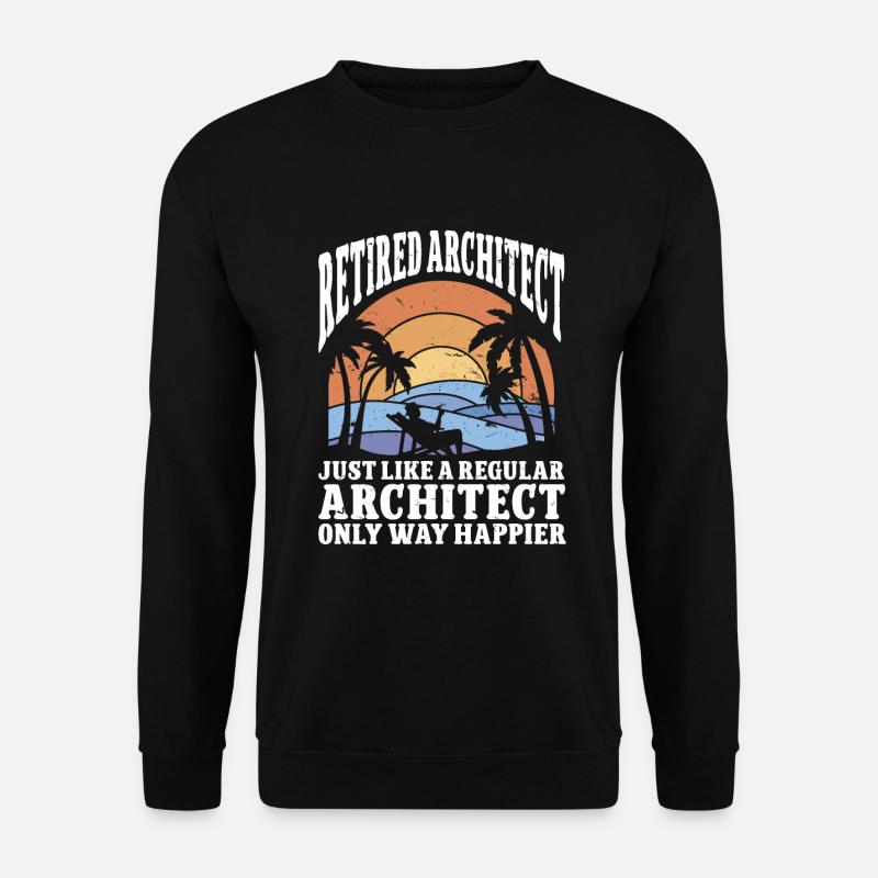 Architecte Architecture - Sweat-shirt Unisexe - noir