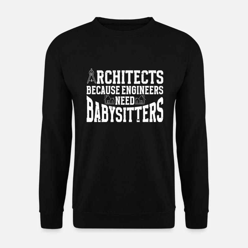 Architect Architecture - Unisex Pullover - Schwarz