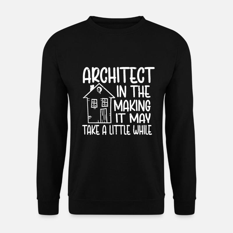 Architecte Architecture - Sweat-shirt Unisexe - noir