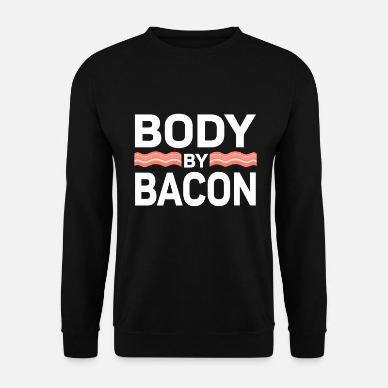 Body By Bacon - Unisex Pullover - Schwarz