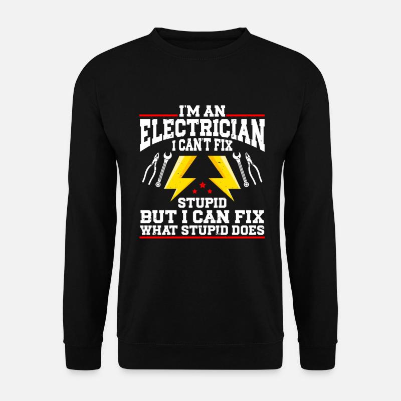 Electrician - Unisex Pullover - Schwarz