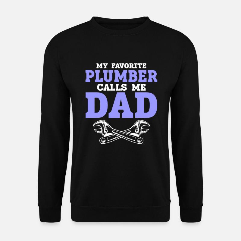 Funny I'm A Plumber - Unisex Sweatshirt - black
