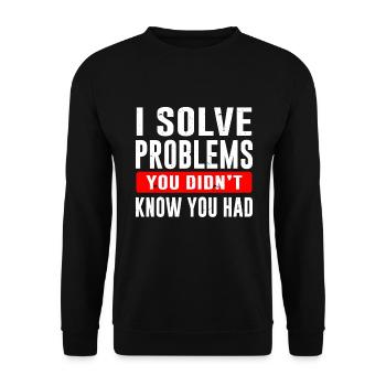 Law Lawyer - Unisex Pullover - Schwarz - Vorne - Alina (178cm) & Michal (187cm)