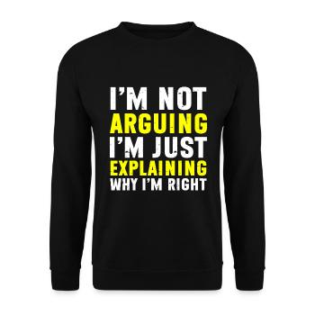 Law Lawyer - Unisex Pullover - Schwarz - Vorne - Alina (178cm) & Michal (187cm)