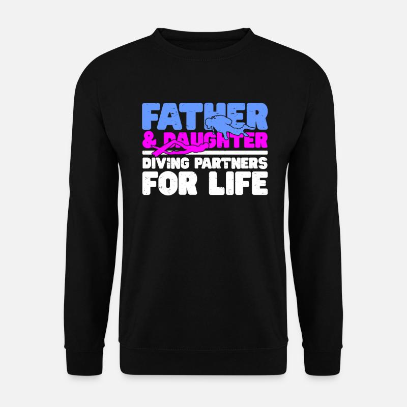 Scuba Diving Diver - Unisex Pullover - Schwarz