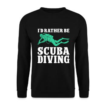 Plongée sous-marine - Sweat-shirt Unisexe - noir - Devant - Alina (178cm) & Michal (187cm)