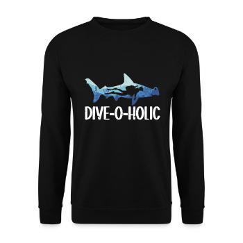 Plongée sous-marine - Sweat-shirt Unisexe - noir - Devant - Alina (178cm) & Michal (187cm)