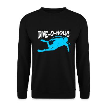 Scuba Diving Diver - Unisex Pullover - Schwarz - Vorne - Alina (178cm) & Michal (187cm)