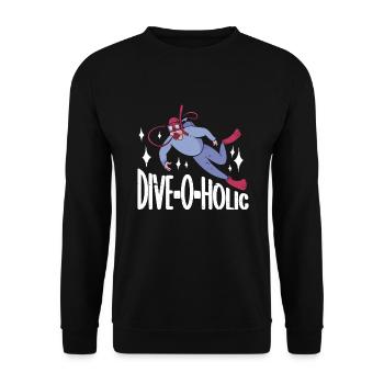 Scuba Diving Diver - Unisex Pullover - Schwarz - Vorne - Alina (178cm) & Michal (187cm)