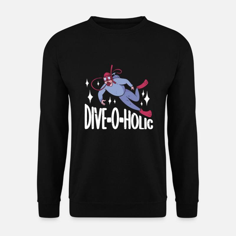 Scuba Diving Diver - Unisex Pullover - Schwarz